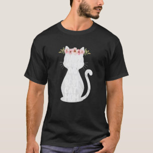 Camiseta Feliz Dia das Mães Para a Melhor Gata Mãe Pet