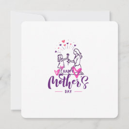 Camiseta Feliz Dia das Mães Presente para Menina