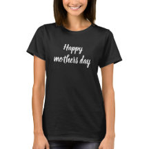 Feliz dia das mães script preto e branco personali