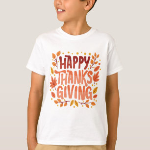 Camiseta Feliz Dia de Ação de Graças