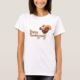 Camiseta Feliz Dia de Ação de Graças