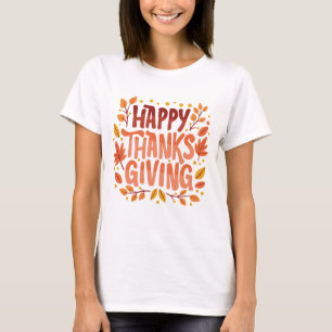Camiseta Feliz Dia de Ação de Graças