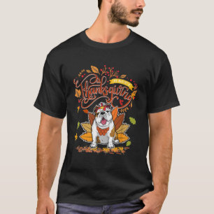 Camiseta Feliz Dia de Ação de Graças à Turquia