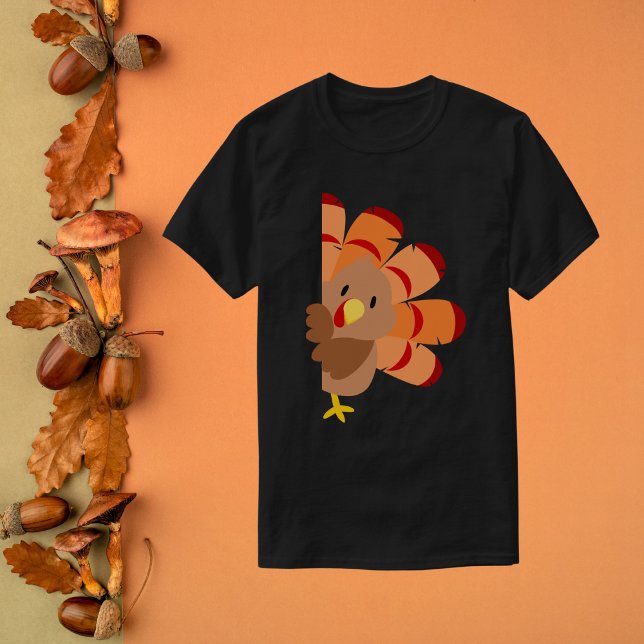 Camiseta Feliz Dia de Ação de Graças à Turquia (Criador carregado)