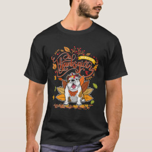 Camiseta Feliz Dia de Ação de Graças à Turquia