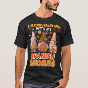 Camiseta Feliz Dia de Ação de Graças Com Meu Professor De G
