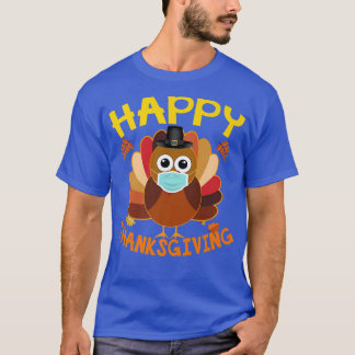 Camiseta Feliz Dia de Ação de Graças da Turquia Fará Férias