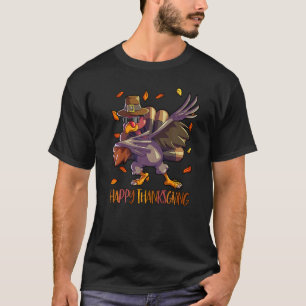 Camiseta Feliz Dia de Ação de Graças Engraçado Peregrino Tu