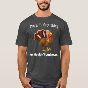 Camiseta Feliz Dia de Ação de Graças Engraçado Turquia Enfr
