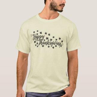 Camiseta Feliz Dia de Ação de Graças | Família Açã