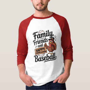 Camiseta Feliz Dia de Ação de Graças Folhas de outono