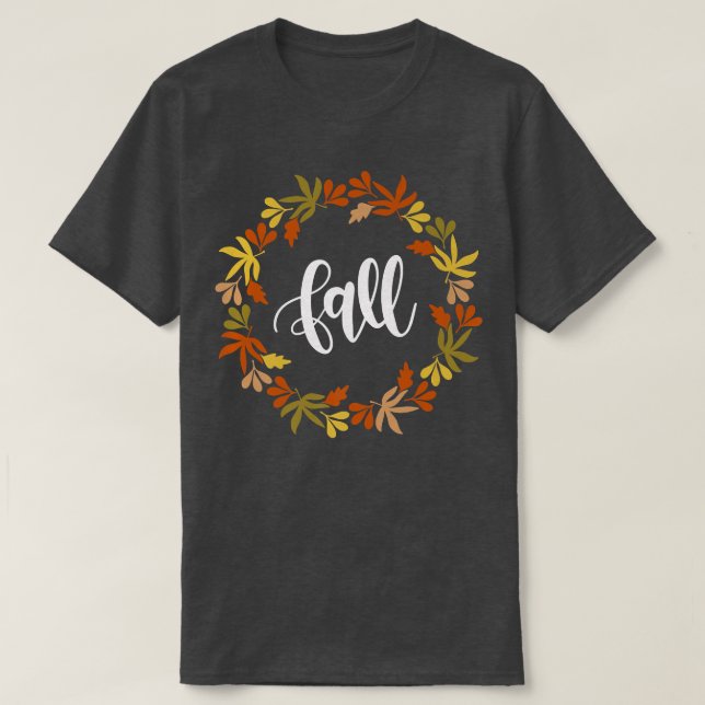 Camiseta Feliz Dia de Ação de Graças outono Pumpkin Spice50 (Frente do Design)