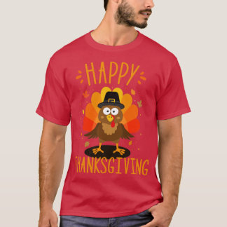 Camiseta Feliz Dia de Ação de Graças para o janto da famíli