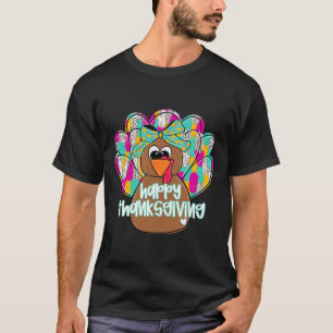 Camiseta Feliz Dia de Ação de Graças Peru Dia de Ação de Gr