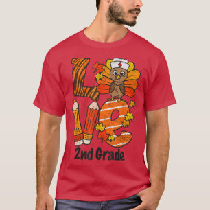 Camiseta Feliz Dia de Ação de Graças segundo Professor Turc