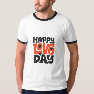 Camiseta Feliz dia de amor