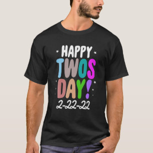 Camiseta Feliz Dia de Aniversário 2.22.2022 Fev 22 Especial
