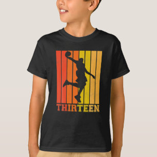 Camiseta Feliz Dia de Aniversário de 13 para Meninos