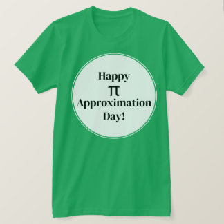 Camiseta Feliz Dia de Aproximação Pi 22 de julho Nerd de Ma