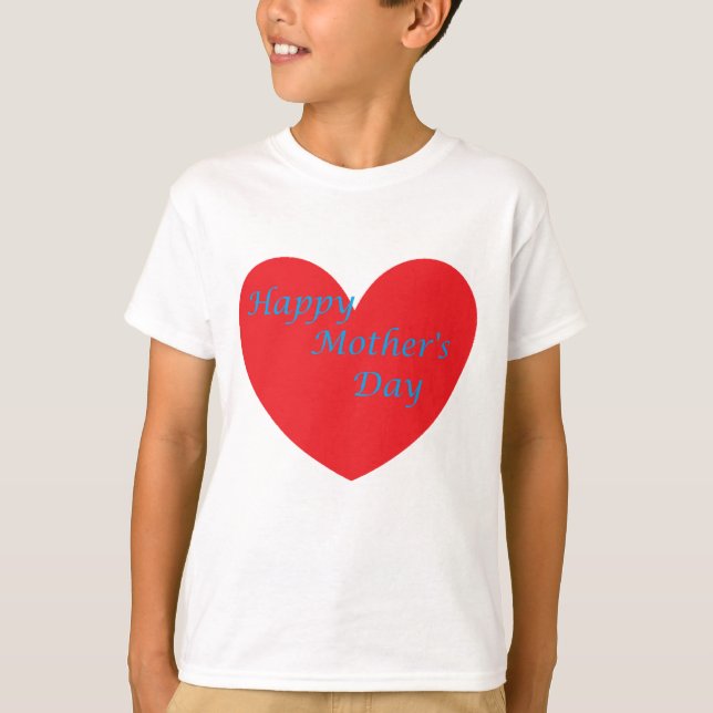 Camiseta Feliz dia de as mães (Frente)