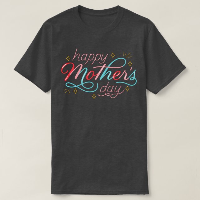 Camiseta Feliz dia de as mães (Frente do Design)