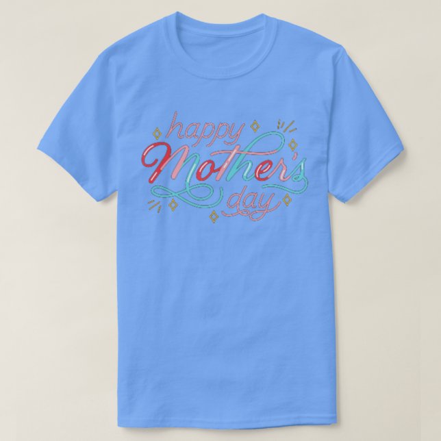 Camiseta feliz dia de as mães (Frente do Design)