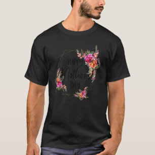 Camiseta Feliz Dia de as mães 2022, Fécula Bela Para As Mul