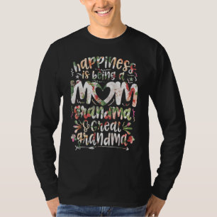 Camiseta Feliz Dia de as mães 2022 Para Mulheres Mãe Vovó 3