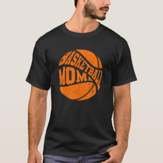 Camiseta Feliz dia de as mães de Design de basquete da Mãe