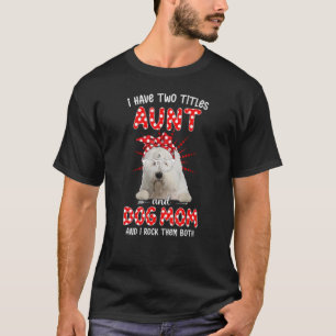 Camiseta Feliz Dia de as mães Eu Tenho Dois Títulos Tia E C
