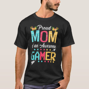 Camiseta Feliz dia de as mães Orgulhoso Mãe Dos Jogos De Jo