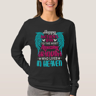 Camiseta Feliz Dia de as mães Para A Avó Mais Incrível Do M