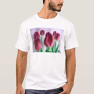 Camiseta Feliz Dia de as mães Rosey Tulips