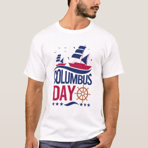 Camiseta Feliz Dia de Colombo – Ousada, Patriótica