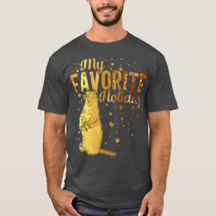 Camiseta Feliz Dia de Groundhog Férias Favoritas segundo de