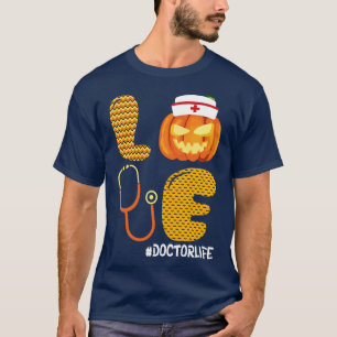 Camiseta Feliz Dia de Halloween Para Mim, Seu Amado D