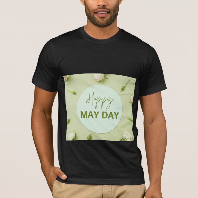 Camiseta Feliz dia de maio design  (Frente)