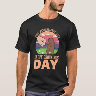 Camiseta Feliz Dia de Marmota Melhor Meteorologista 7