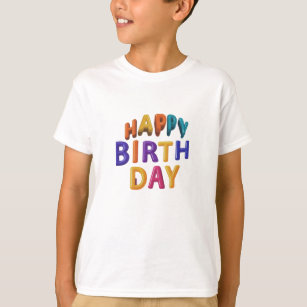 Camiseta Feliz Dia de Nascimento