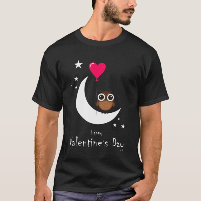 Camiseta Feliz dia de os namorados. (Frente)