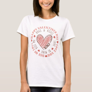 Camiseta Feliz dia de os namorados