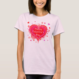 Camiseta feliz dia de os namorados