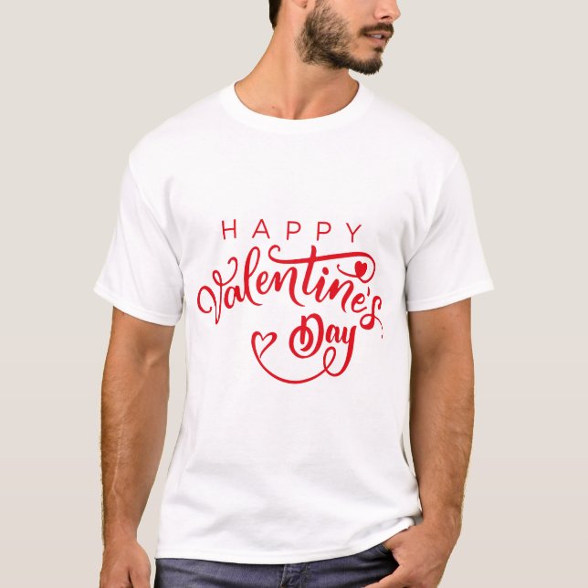 Camiseta Feliz dia de os namorados (Frente)