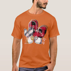 Camiseta feliz dia de os namorados Ama cobaia engraçada ver