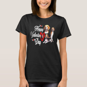 Camiseta Feliz dia de os namorados Beagle