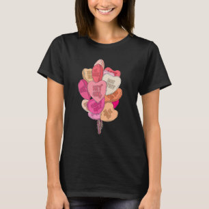 Camiseta Feliz dia de os namorados Cardíaco Balão Doce Groo
