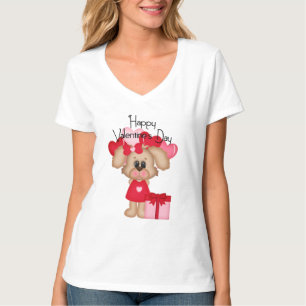 Camiseta Feliz dia de os namorados de Cachorro Men