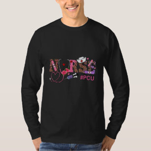 Camiseta Feliz dia de os namorados de Enfermeiro PCU-Leopar
