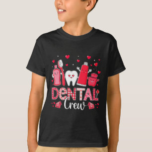 Camiseta Feliz dia de os namorados Dental Crew Love Dental