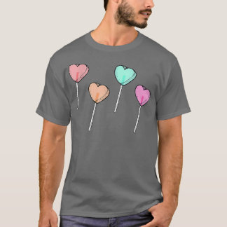 Camiseta Feliz dia de os namorados Engraçado Cardíaco Lolli